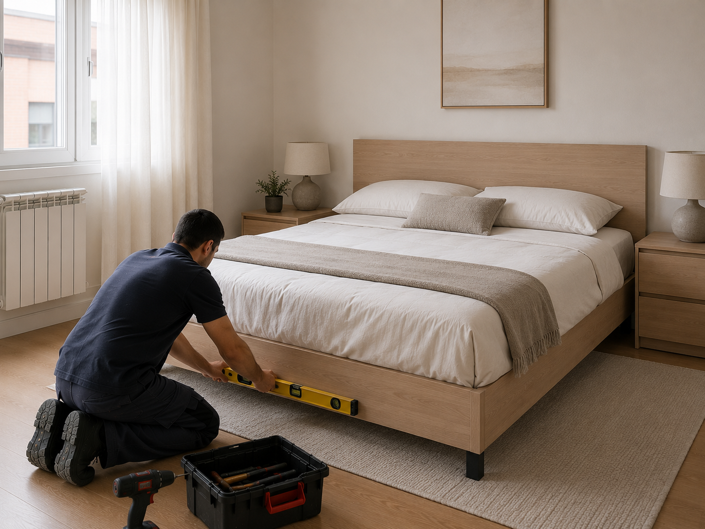 Instalación de cama