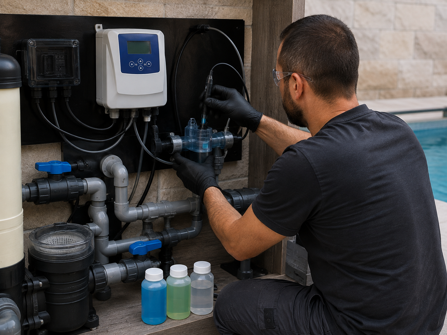 Instalación de regulador PH 