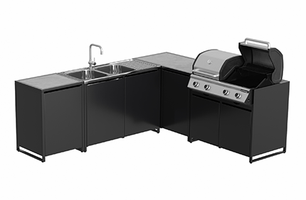 Montar pack cocina de exterior EUROPA