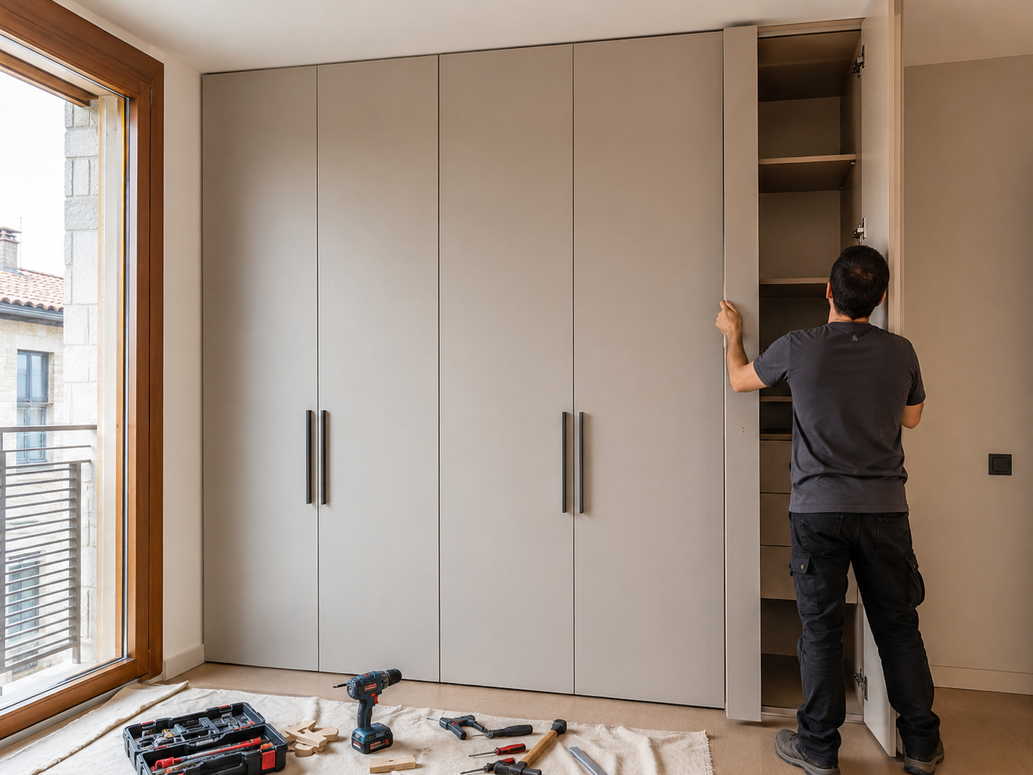 Instalación Puertas Armario a Medida