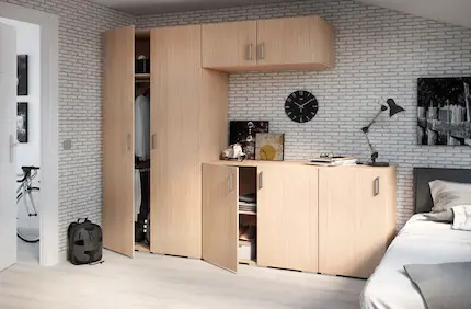 Montaje de armarios modulares