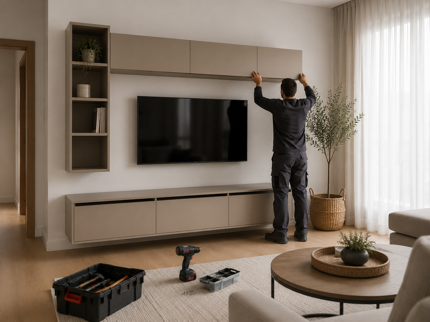 Instalación conjunto de salón