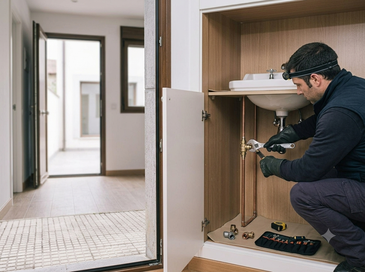 Instalación llave corte general de la vivienda sin obra ni modificación de tubería